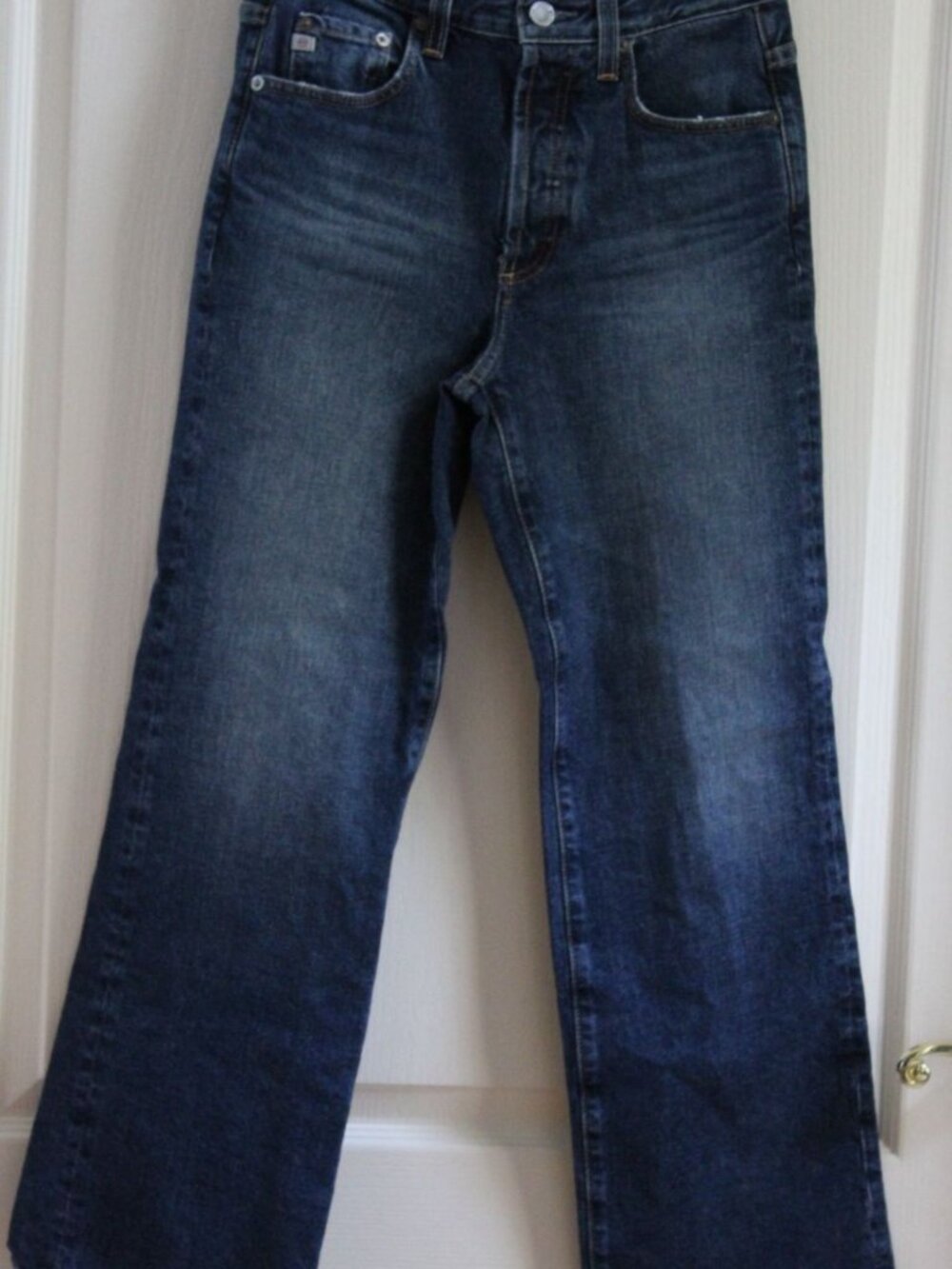 Adriano Goldschmied Kinsley High Rise Pop Crop Jeans | Size 27R | Blue